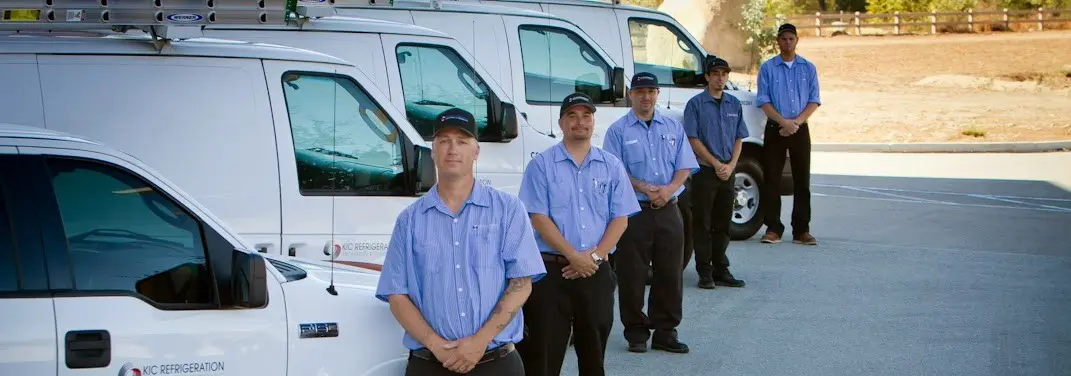 KIC Refrigeration crew ready for Mini Split Repair jobs across Yucaipa